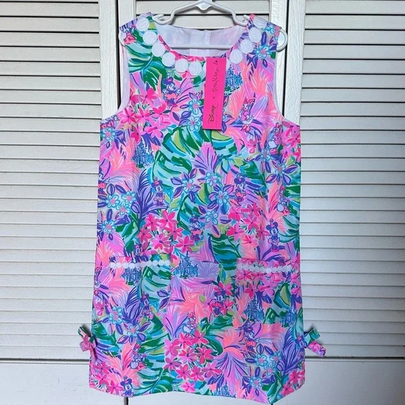 Disney x Lilly Pulitzer Minnie Daisy Dreamin Girls Dress Size 10 NWT - Picture 2 of 16